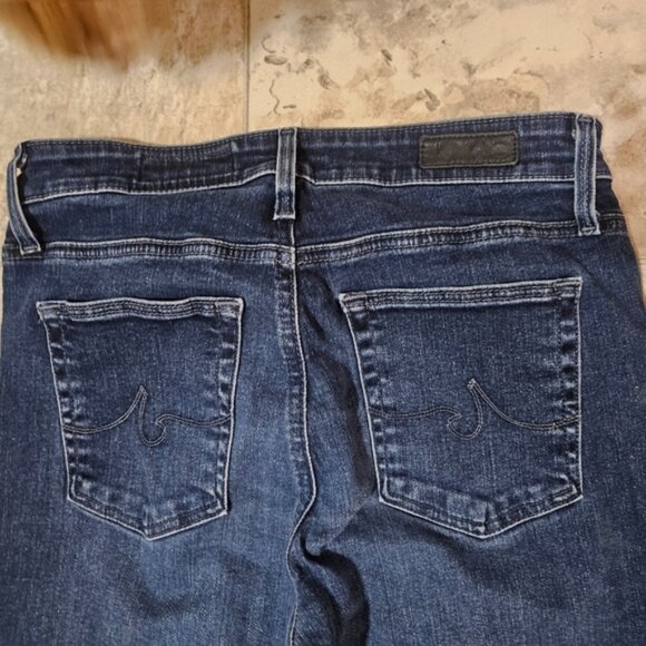 Adriano Goldschmied AG Farrah Skinny in Valt High Rise Blue Jeans 28R - Picture 9 of 13